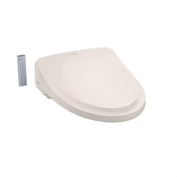TOTO SW3054#12 S550E Electronic Bidet Toilet Seat with Cleansing Warm, Nightlight, Auto Open and Close Lid, Instantaneous Water Heating, and EWATER+, Elongated Classic, Sedona Beige