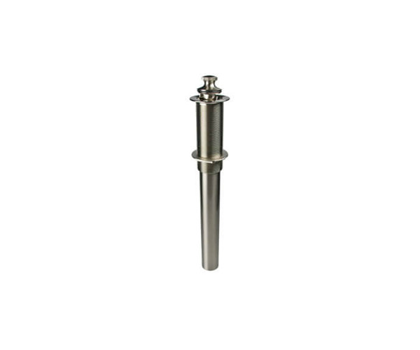 MOUNTAIN PLUMBING MT760/BRN LAV DRAIN LIFT & TURN WITHOUT OVERFLOW ALL PLATED BRUSHED NICKEL