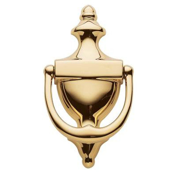 BALDWIN 0102.030 COLONIAL DOOR KNOCKER POLISHED BRASS