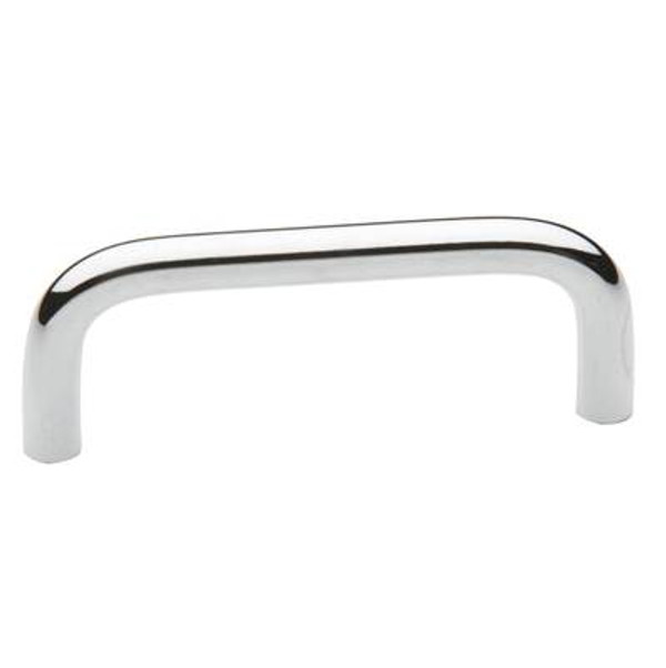 BALDWIN 4672.260.BIN WIRE CABINET PULL 3" CTC IN POLISHED CHROME