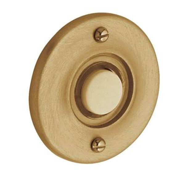 BALDWIN 4851.033 ROUND BELL BUTTON 1-3/4" DIAMETER IN VINTAGE BRASS