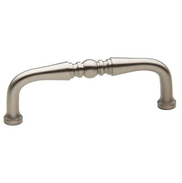 BALDWIN 4964.150.BIN COLONIAL CABINET PULL 4" CTC IN SATIN NICKEL