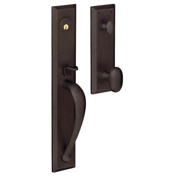 BALDWIN 6403.412.RENT CODY SINGLE CYLINDER HANDLESET WITH 5452V LEVER EMERGENCY EGRESS RIGHT HAND IN DISTRESSED VENETIAN BRONZE