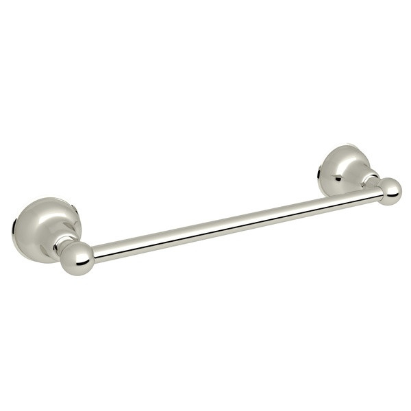 ROHL CIS1/18PN ARCANA WALL MOUNT 18  SINGLE TOWEL BAR POLISHED NICKEL