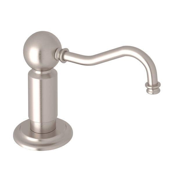 ROHL LS850PSTN TRADITIONAL STYLE SOAP/LOTION DISPENSER SATIN NICKEL