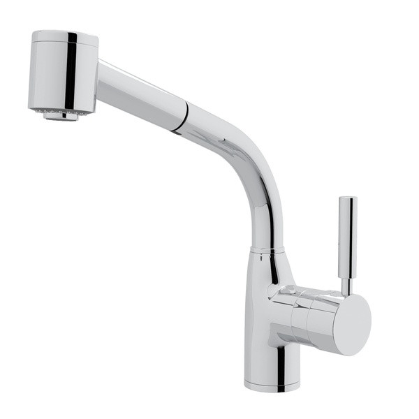 ROHL R7923APC LUX SIDE LEVER PULL-OUT KITCHEN FAUCET POLISHED CHROME