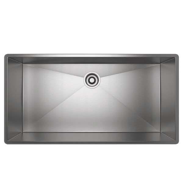 ROHL RSS3618SB FORZE SINGLE BOWL STAINLESS STEEL KITCHEN SINK BRUSHED STAINLESS STEEL