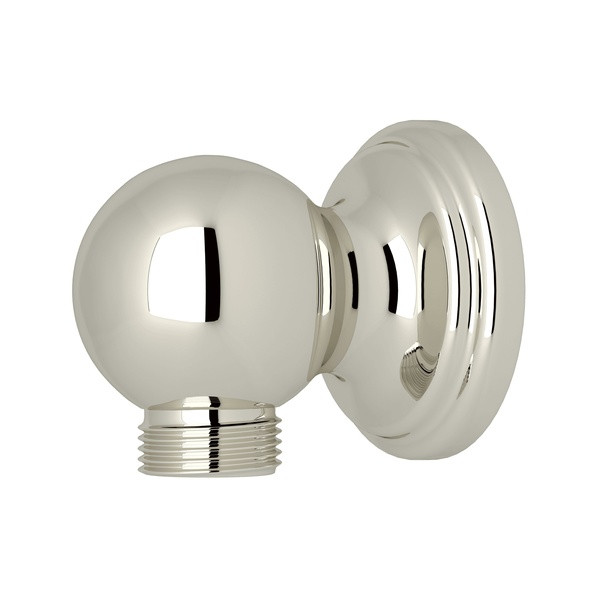 ROHL U.5546PN PERRIN & ROWE WALL OUTLET FOR HANDSHOWER POLISHED NICKEL