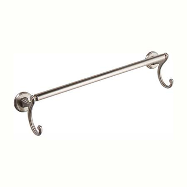 GINGER 2703H/SN CIRCE 24" TOWEL BAR WITH HOOK SATIN NICKEL