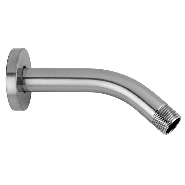 JACLO 8031-E15-SB 6" 45 ° BRASS SHOWERARM WITH CONTEMPORARY ESCUTCHEON SATIN BRASS