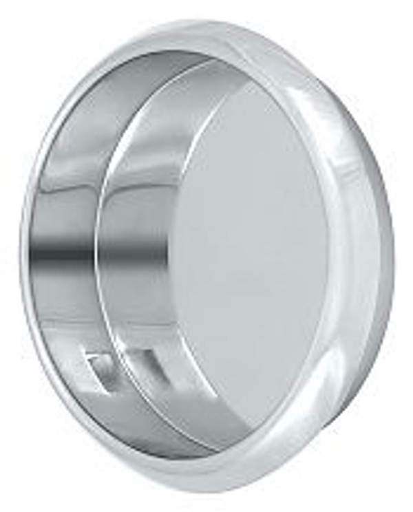 DELTANA FP221RU26 FLUSH PULL, ROUND, 2-1/2" DIAMETER POLISHED CHROME