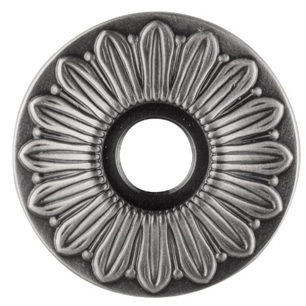 Baldwin 5119 Pair of Estate Rosettes for Privacy Functions, Antique Nickel