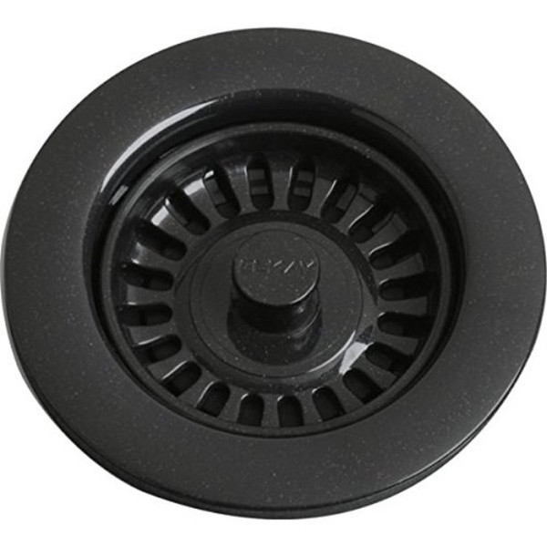 ELKAY LKS35BK 3 1/2'' BASKET STRAINER BLACK