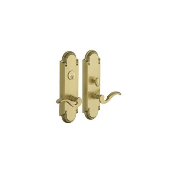 BALDWIN  STANFORD LOCK TRIM IN LIFETIME(PVD) POLISHED BRASS