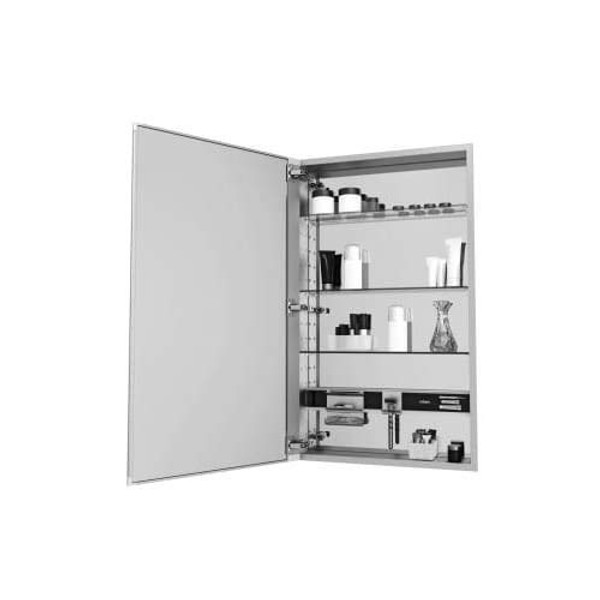 Robern MC2440D4FPL M Series Medicine Cabinet, Silver