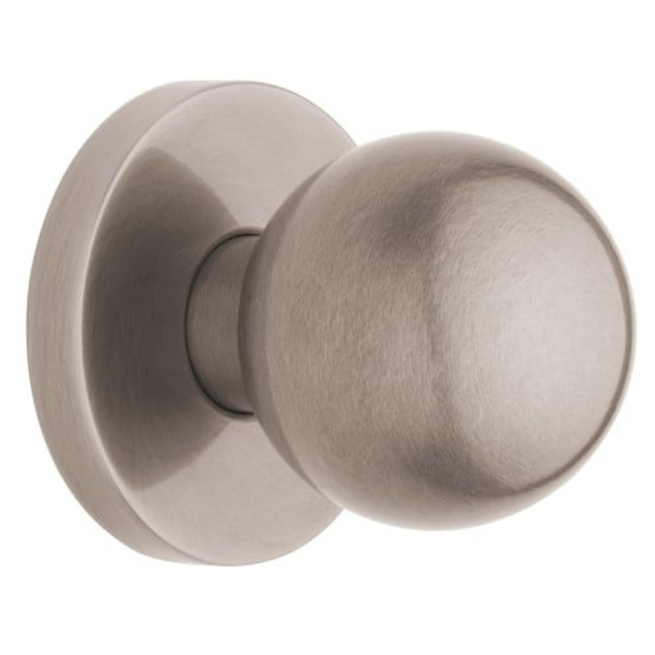 Baldwin 5041.IDM Modern Half Dummy Knob with 5046 Rose and Concealed Screws, Satin Nickel