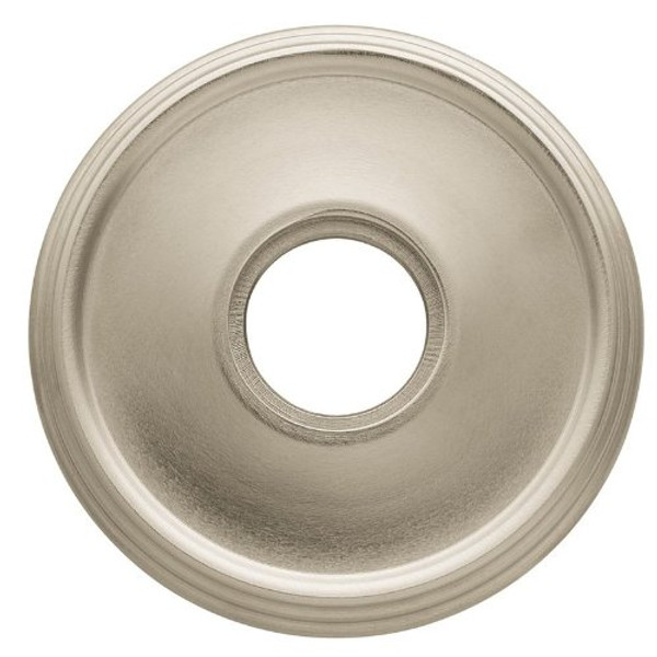 Baldwin 5078.FD Pair of Estate Rosettes for Dummy Functions, Satin Nickel
