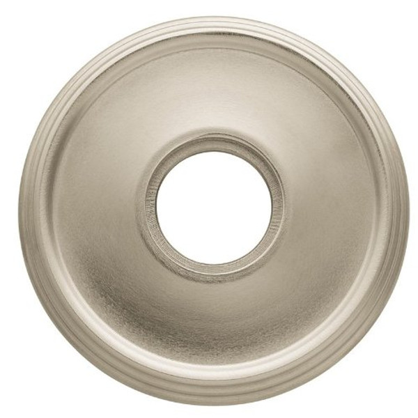 Baldwin 5134 Pair of Estate Rosettes for Privacy Functions, Satin Nickel