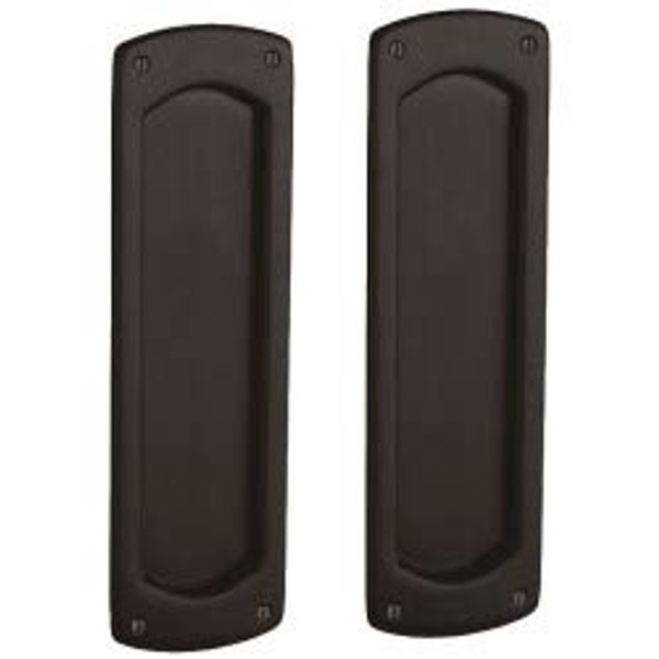 Baldwin PD006112FD Santa Monica Full Dummy Pocket Door Set with Double Door Catch44; Venetian Bronze