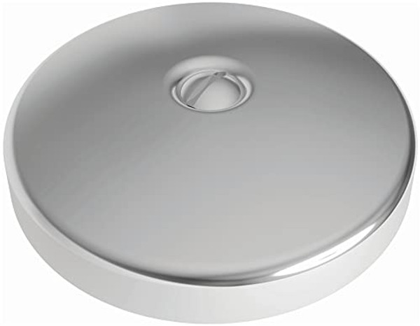 Brasstech 265/26 Single-Hole Faceplate For Waste and Overflow, Polished Chrome