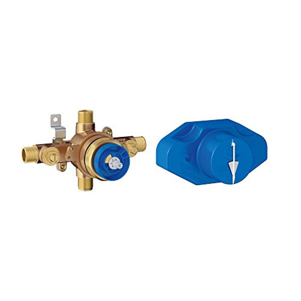 GROHE 35015001 Grohsafe Universal Pressure Balance Rough-In Valve, Blue