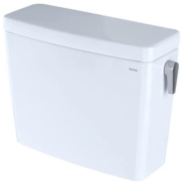 TOTO Drake 1.28 GPF Toilet Tank with Right-Hand Trip Lever, Cotton White - ST776ER#01