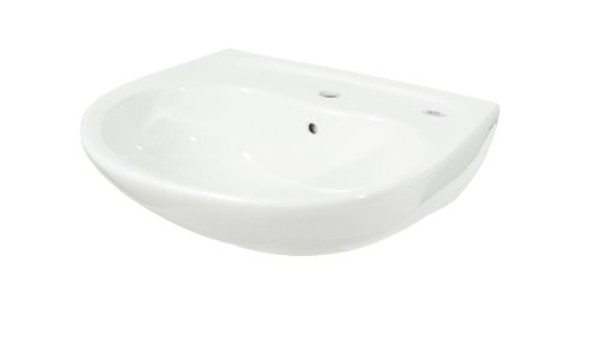 Toto LT241G#01 Supreme 1-Hole CT Lavatory, Single Faucet Mount, Cotton White