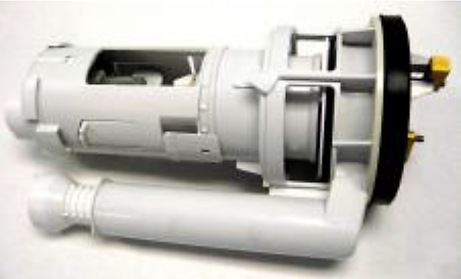 DURAVIT 0074138700 FLUSH VALVE SINGLE FLUSH 2.8" W/O OF, FOR 1PIECE