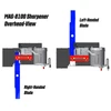 MAG-8100 right and left-handed blade approach