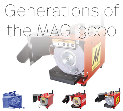 MAG-9000 Lawn Mower Blade Sharpener Model Generations MAG-9000 Lawn Mower Blade Sharpener Model Generations