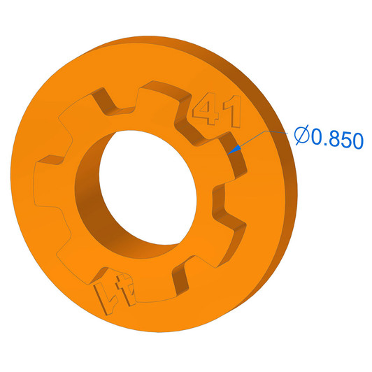 1000-39 Blade Hole Adapter (Husqvarna 5 pt)