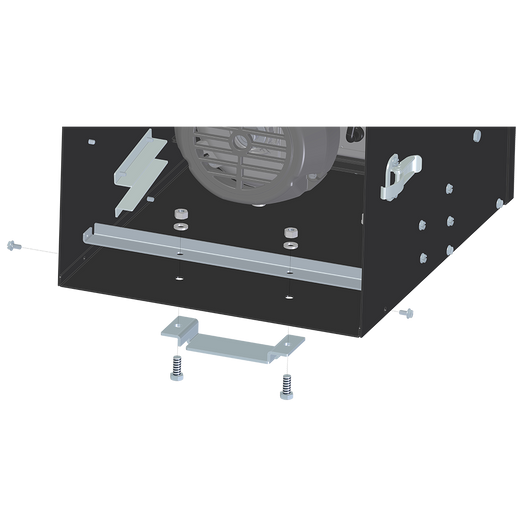 reinforcement bracket close up view