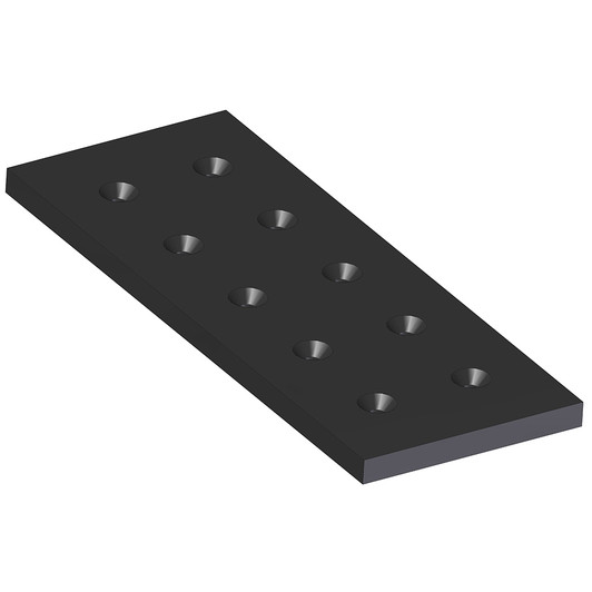 8000-80 Extended flat plastic worktable