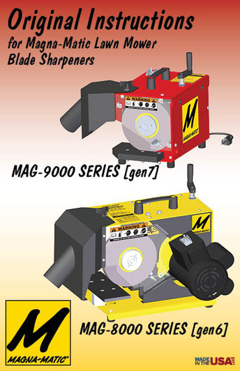 Magna-Matic MAG-8000 Universal Lawn Mower Blade Sharpener