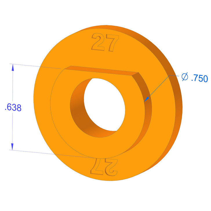 1000-27 Blade Hole Adapter (Homoko)