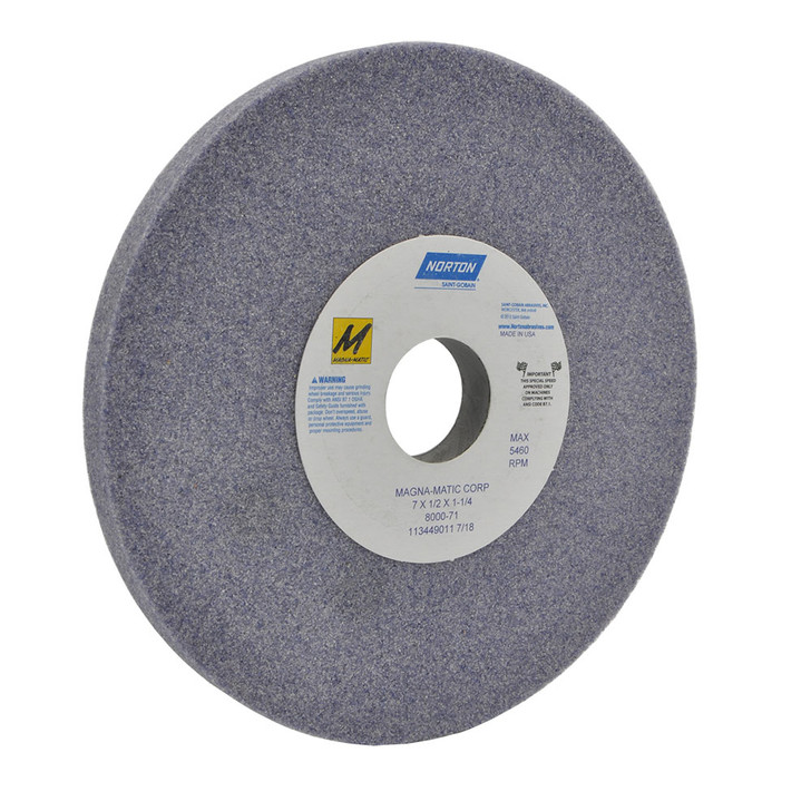 8000-71 Grinding wheel for the MAG-8000 for sharpening curved mulching lawn mower blades.