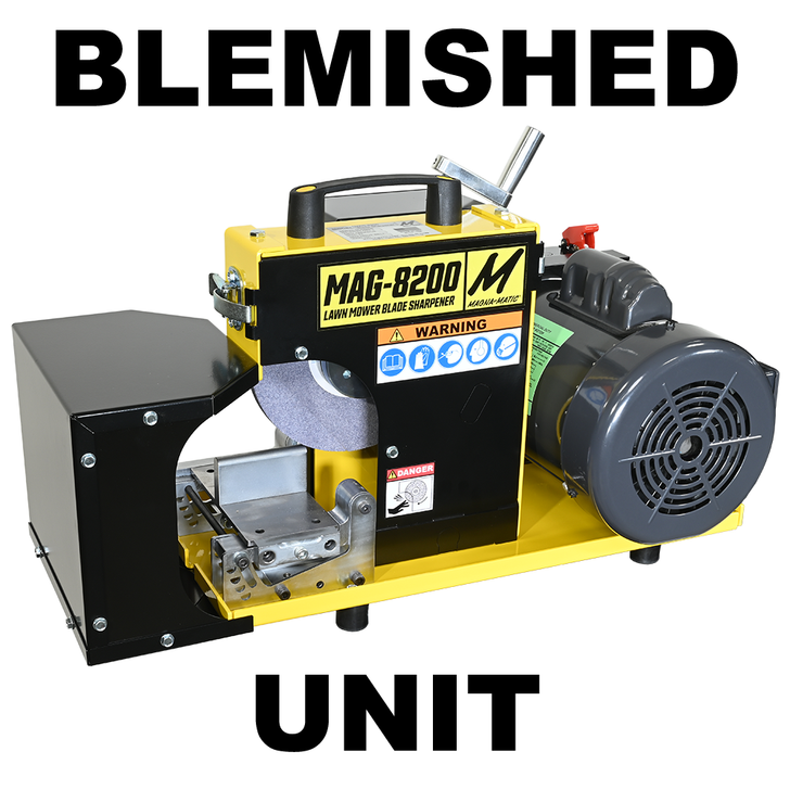 Blemished MAG-8200M Universal Lawn Mower Blade Sharpener, 1 HP