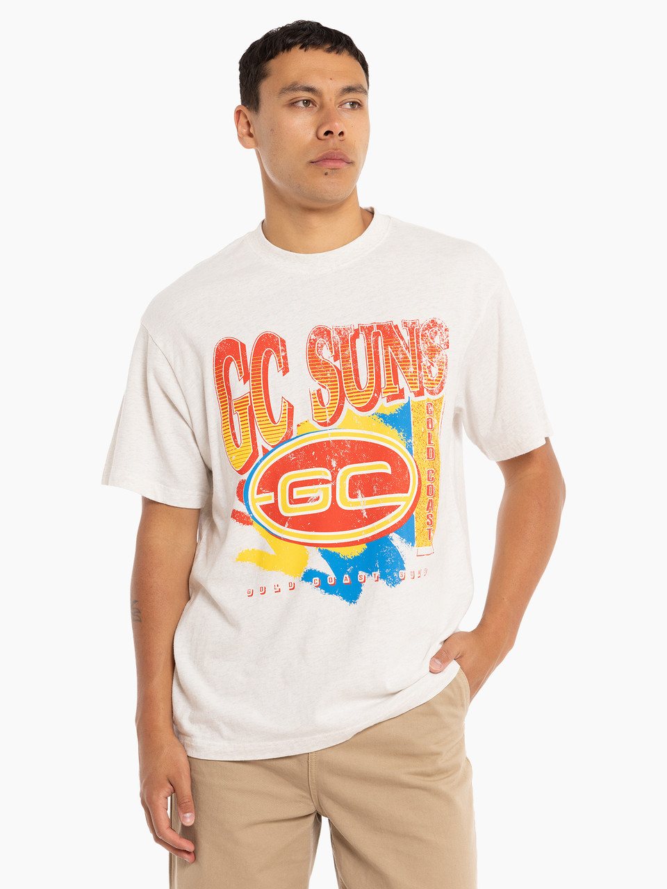 Retro Brush Off Tee - Adults - The SUNS Shop