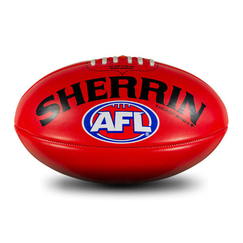 Sherrin Sz 5 AFL PVC Replica Red