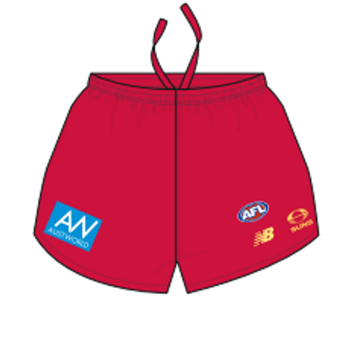 AFL Red Shorts - Player Worn/Issued