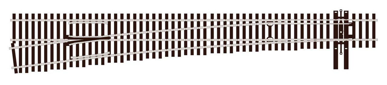 pecori  Peco Streamline HO SL-E8382 Code 83 No 8 Electrofrog Turnout