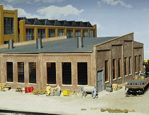 Walthers Cornerstone HO 933-3041 Three Stall Roundhouse Kit