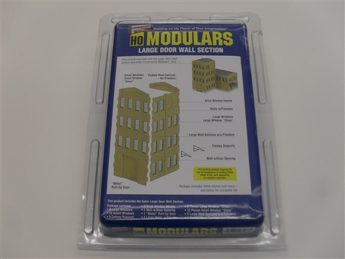 Walthers Modulars HO 933-3727, Large Door Wall Section Kit