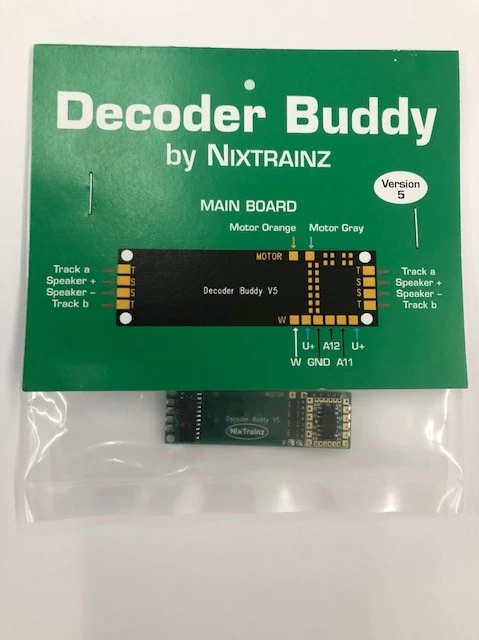Nixtrainz HO Decoder Buddy Motherboard 1 per Pack