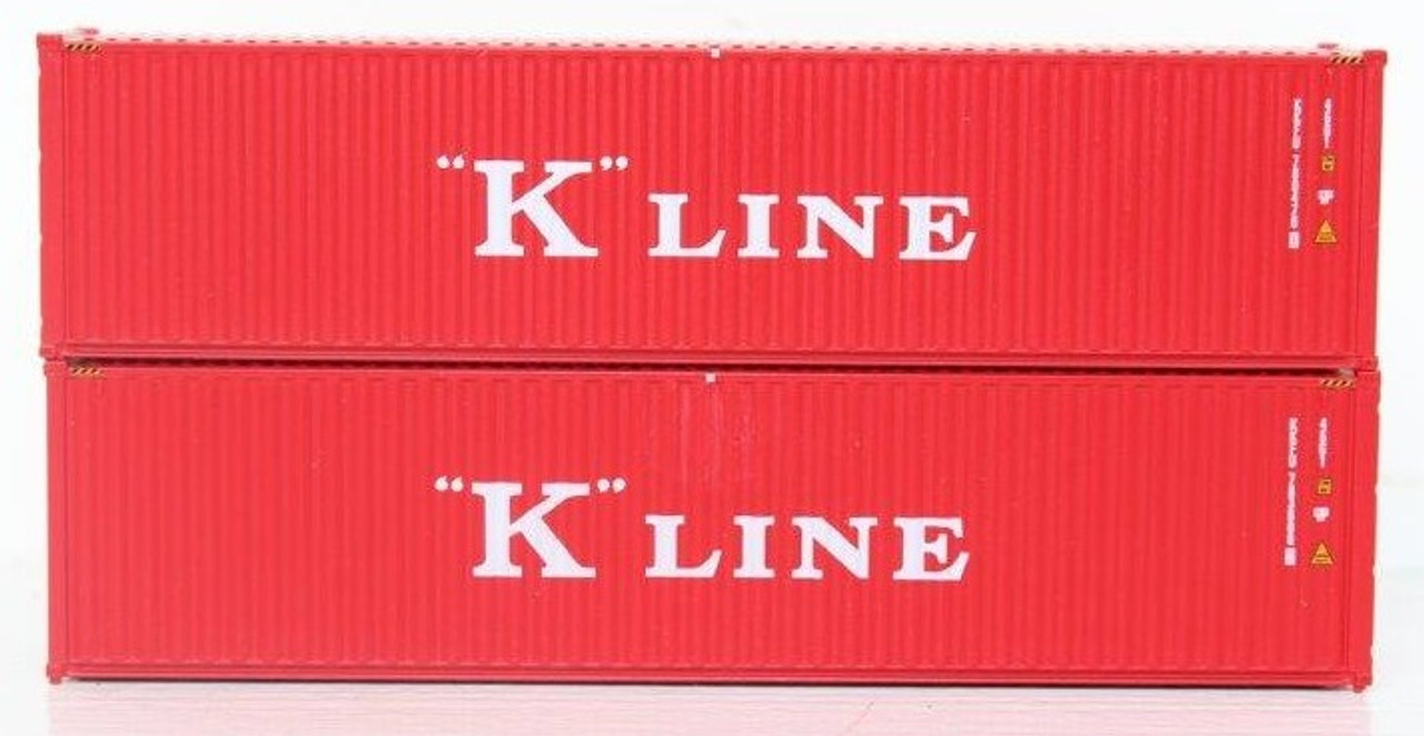 Jacksonville Terminal Company N 405098 40' High Cube Container K-LINE Set  #3 2-Pack