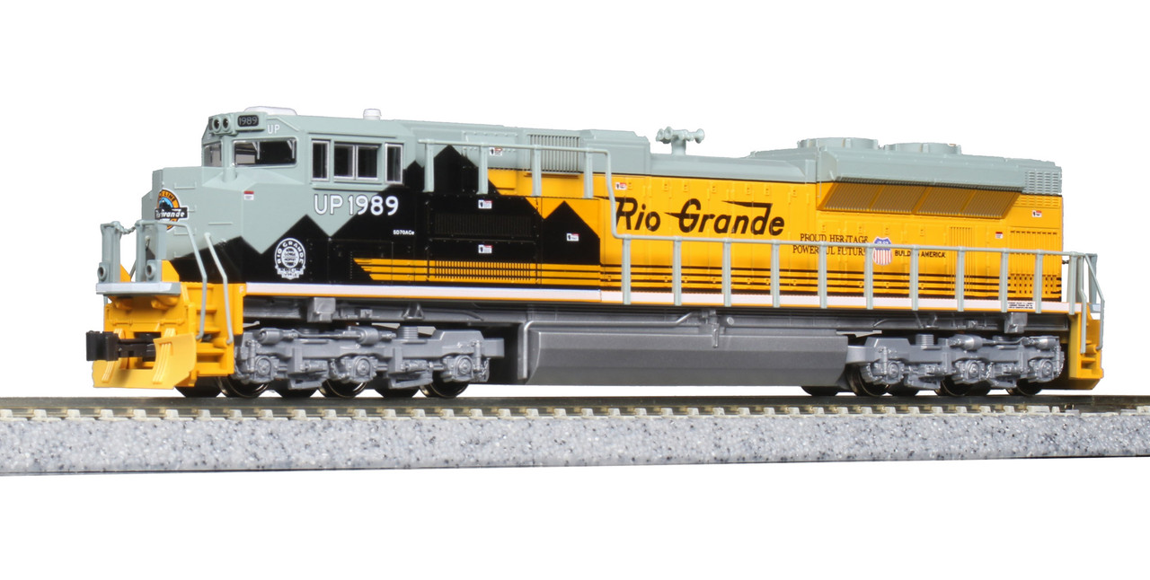 Kato N 176-8405 DCC Ready EMD SD70ACe Diesel Locomotive Union Pacific  'D&RGW Heritage' UP #1989