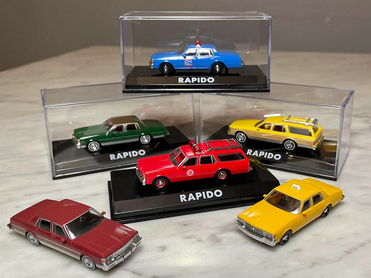 Rapido Trains Inc HO 800002 1980-1985 Chevrolet Caprice Sedan - Green