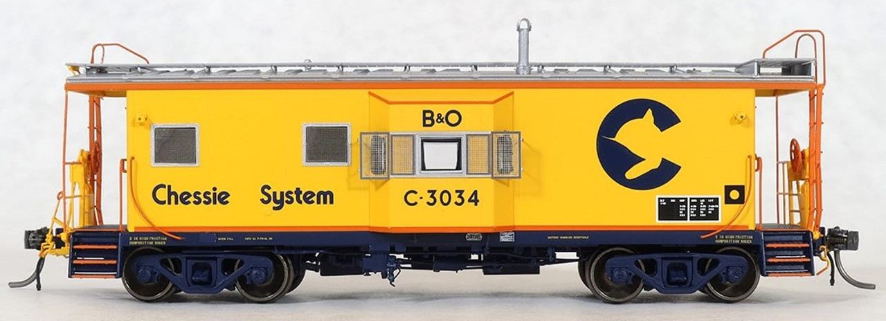 Tangent Scale Models HO 60028-01 International Car Company Class I-18 Steel Window Caboose 'Raceland Repaint 1979+' B&O #C-3034