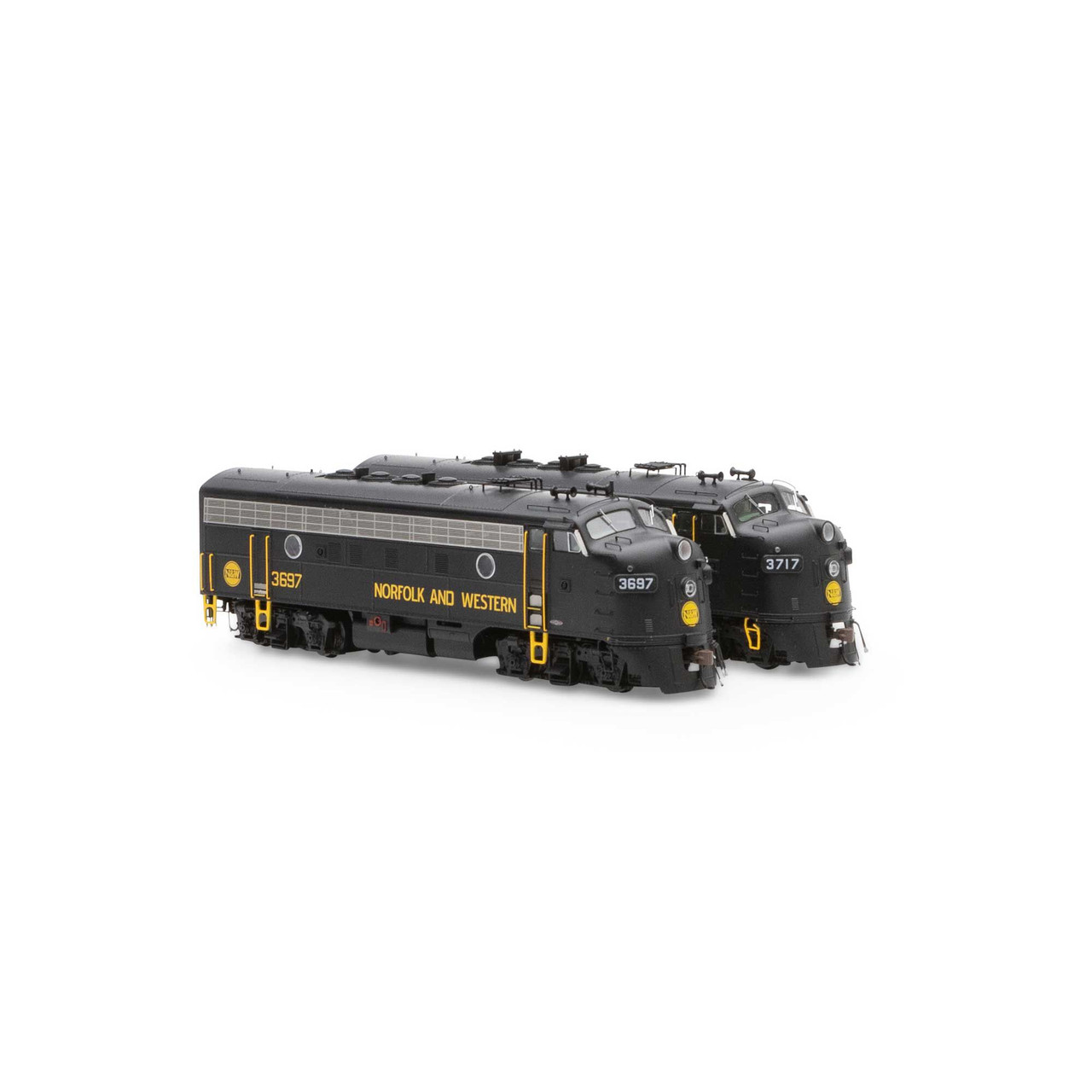 Athearn Genesis HO ATHG19567 DCC/Sound EMD F7A/A Set Norfolk