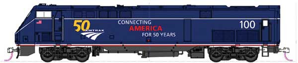 Kato N 176-6035 DCC Ready GE P42 Genesis Diesel Locomotive Amtrak